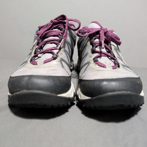 Columbia Peakfreak Outdry Purple and Gray Athletic Shoes size 7 - Picture 7 of 11